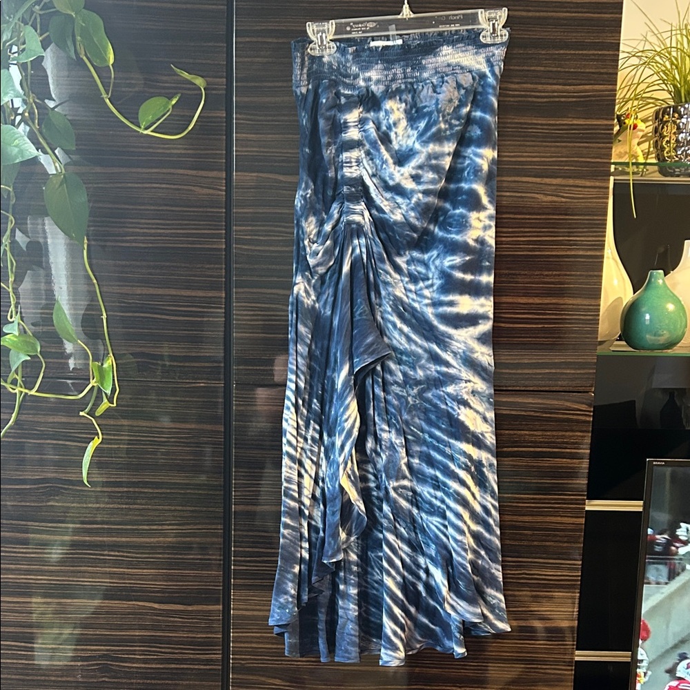 Young Fabulous & Broke Asymmetrical Blue Skirt
